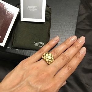 Beautiful Coach ring!!
